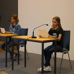 Schreibzeit Graz III 2020: Abschlusslesung der jungen Autorinnen am 3. Sept 2020Foto: Johannes Rauchenberger 