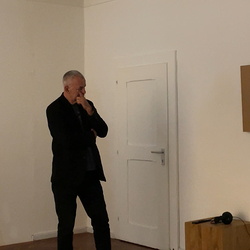 Artist-Curator Talk Zlatko Kopljar and Johannes Rauchenberger, 28. Sept. 2024, steirischer herbst, Ausstellung: Zlatko Kopljar: Erasion