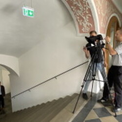 PETER ANGERER_GEHEN & BLEIBEN_Filmdreh. Foto: KULTUM/Hopper