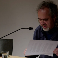 Literatur Hotel: Gundi Feyrer und Dieter Sperl.Einführungen: Alexandrea Millner und Paul Pechmann, Gespräch: Alexandra Millner, KULTUM [Cubus|, 6.11.2024, Foto: J. Rauchenberger