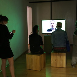 Ausstellungseröffnung, EINATMEN - AUSATMEN, 2. Juni 2021, Foto: KULTUM