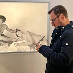 AUSLÖSCHUNG_Zlatko Kopljar_Kuratorenführung_Johannes Rauchenberger_20241015.