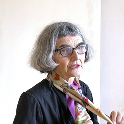 Eröffnung der Ausstellung: 'SISTERS OF THE LABYRINTH' von Renate Kordon und Tamara Friebel, KULTUM Graz, 2. März 2024. Foto: KULTUM/Johannes Rauchenberger