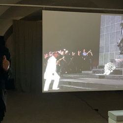 Artist-Curator Talk Zlatko Kopljar and Johannes Rauchenberger, 28. Sept. 2024, steirischer herbst, Ausstellung: Zlatko Kopljar: Erasion
