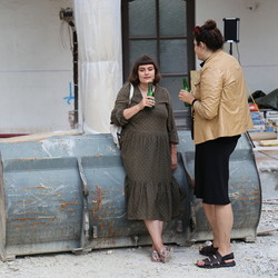 Ausstellungseröffnung, EINATMEN - AUSATMEN, 2. Juni 2021, Foto: KULTUM