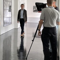 PETER ANGERER_GEHEN & BLEIBEN_Filmdreh. Foto: KULTUM/Hopper