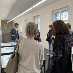 DE PROPAGANDA FIDE. Überraschende Glaubenswerbungen der Katholischen Kirche ? Kuratorenführung mit Johannes Rauchenberger im Rahmen des Galerientags des steirischen herbst, 24.9.2022 Foto: KULTUM/Alexandra Seyi