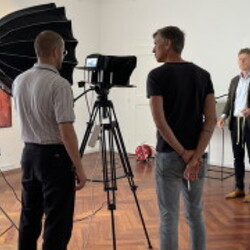 PETER ANGERER_GEHEN & BLEIBEN_Filmdreh. Foto: KULTUM/Hopper