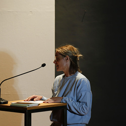 Der doppelte Gast: Chrstoph Wenzel und Karin Fellner. Foto: KULTUM