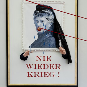 Zenita Komad, Nie wieder Krieg!, 2023, 150 x 110 x 45 cm