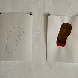Judith Zillich, MUTTER GOTTES. Eitempera auf Papier, 2020/21KULTUM Graz, 20.11.2021?12.2.2022Kurator: Johannes Rauchenberger