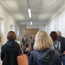 DE PROPAGANDA FIDE. Überraschende Glaubenswerbungen der Katholischen Kirche ? Kuratorenführung mit Johannes Rauchenberger im Rahmen des Galerientags des steirischen herbst, 24.9.2022 Foto: KULTUM/Alexandra Seyi