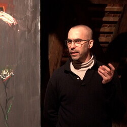 'Crosses': 12. Themenführung mit Kutator Johannes Rauchenberger in der Ausstellung 'Gott hat kein Museum', special guest: Guillaume Bruere (Berlin)