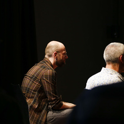 Der doppelte Gast: Chrstoph Wenzel und Karin Fellner. Foto: KULTUM