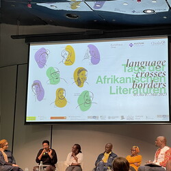'language crosses borders': Tage der afrikanischen Literaturen: KULTUM Graz und Kunsthaus Graz, 5.?7. Mai 2023 Diskussion im Kunsthaus Graz am Samstag, 6. Mai