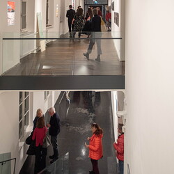 Im Bann (s)einer großen Erzählung: Josef Fink (1941–1999)Eröffnung im Minoritensaal, 28. Februar 2025Mit Johannes Rauchenberger, Elisabeth Koller (Kuratoren)Generalvika Erich Linhardt, Walter Prügger, Leiter des Ressorts 'Bildung, Kunst und Kultu