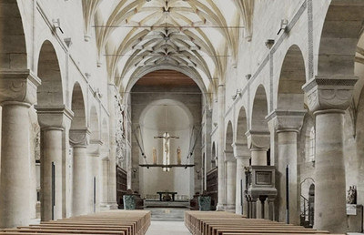 Romanisches Mittelschiff, Weihe 1164, Seckau, Stiftskirche Mariä Himmelfahrt