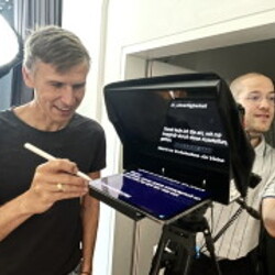 PETER ANGERER_GEHEN & BLEIBEN_Filmdreh. Foto: KULTUM/Hopper