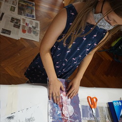 Denn das Lama kennt kein Drama, Buchpräsentation und Workshop, Christine Kastl. 