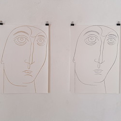 Judith Zilllich: MUTTER GOTTES. (Ikonen 2018–2021), Eitempera auf PapierKULTUM Galerie, 12. Nov. 2021 bis 12. Feb. 2022. Kurator: Johannes Rauchenberger