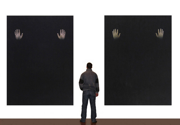 Nikola Markovic: Aus der Serie: 'Extracts from the Nonverbal Speech' (2008-2012) Acryl auf Leinwand Courtesy des Künstlers und Galerie Martin Janda Wien
