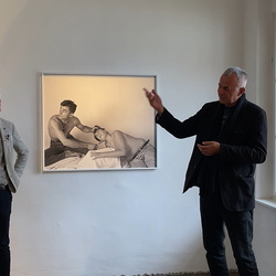Artist-Curator Talk Zlatko Kopljar and Johannes Rauchenberger, 28. Sept. 2024, steirischer herbst, Ausstellung: Zlatko Kopljar: Erasion