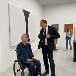 Er?ffnung KULTUMUSEUM im Spiegelgitterhaus Gleisdorf: Wolfgang Temmel: Perspektivenwechsel, 11. April 2025,Kurator: Johannes Rauchenberger