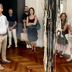 Finissage_Wilhelm Scheruebl_Gehen_Vergehen. Foto: KULTUM/Hopper