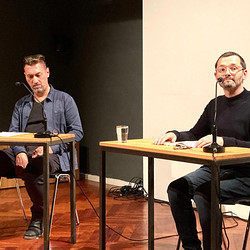 Der doppelte Gast: Thomas Ballhausen - Helwig Brunner. 'Das Mädchen Parzifal ist nicht von gestern'. Moderation: Barbara Rauchenberger. KULTUM, 26.9.2020, Foto: KULTUM/Andrea Hopper