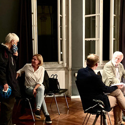 Der doppelte Gast: Thomas Ballhausen - Helwig Brunner. 'Das Mädchen Parzifal ist nicht von gestern'. Moderation: Barbara Rauchenberger. KULTUM, 26.9.2020, Foto: KULTUM/Andrea Hopper