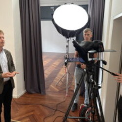 PETER ANGERER_GEHEN & BLEIBEN_Filmdreh. Foto: KULTUM/Hopper