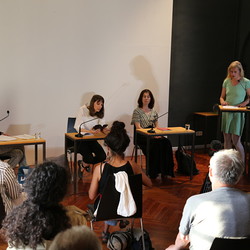 Literatur.Gegenüber, WIR WACHEN IN FREMDEN AUGEN, 20210609. Foto: KULTUM