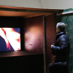 CINEMA ALTERA_Thomas Henke, Lorenz Estermann, Ausstellungseröffnung, 07.02.2023. Foto: KULTUM Graz