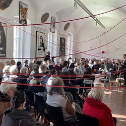 Zenita Komad_Ausstellungseröffnung_3.2.2024. Foto: KULTUM/A. Hopper