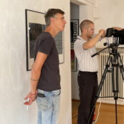 PETER ANGERER_GEHEN & BLEIBEN_Filmdreh. Foto: KULTUM/Hopper