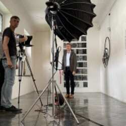 PETER ANGERER_GEHEN & BLEIBEN_Filmdreh. Foto: KULTUM/Hopper