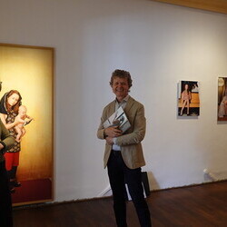 Künstleringespräch mit Dorothee Golz in der Ausstellung 'Gott hat kein Museum' mit Kurator Johannes Rauchenberger.  KULTUMUSEUM Graz, 9.5.2026
