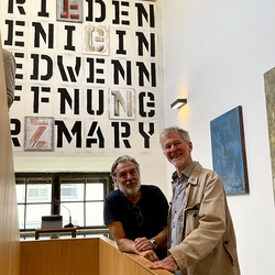 MICHAEL ENDLICHER_Zeichen Sprache Ironie_Ausstellungseröffnung. Foto: KULTUM/Hopper