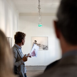 LEBEN NACH DEM TOD? Kuratorenführung mit Johannes Rauchenberger in Zlatko Kopljars Schau 'AUSLÖSCHUNG' am 2.11.2024Foto: Adnan Babahmetovic