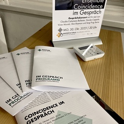 NEUE MUSIK_ENSEMBLE COINCIDENCE_20231030. Foto: KULTUM/A. Hopper