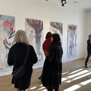 Eröffnung der Ausstellung: 'Margo Sarkisova: Reflections on Identity'; Kuratorin/Curator: Nastia Khlestova KULTUM Graz, 16.12.2023 In Kooperation mit   Foto: J. Rauchenberger
