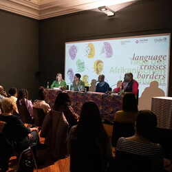 'language crosses borders': Tage der afrikanischen Literaturen: KULTUM Graz und Kunsthaus Graz, 5.–7. Mai 2023  Eröffnung am Freitag, 5. Mai im KULTUM