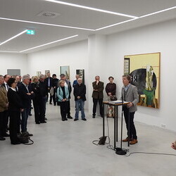  Eröffnung der Ausstellung 'Hannes Schwarz zum 100. Geburtstag'; KULTUMUSEUM im Spiegelgitterhaus Gleisdorf, 13. Februar 2026