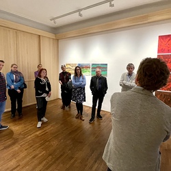 Josef Fink_Im Bann (s)einer großen Erzählung_Kuratorenführung. Foto: KULTUM/Hopper