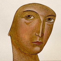 Judith Zilllich: MUTTER GOTTES. (Ikonen 2018–2021), Eitempera auf PapierKULTUM Galerie, 12. Nov. 2021 bis 12. Feb. 2022. Kurator: Johannes Rauchenberger