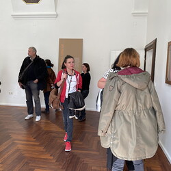 DE PROPAGANDA FIDE. Überraschende Glaubenswerbungen der Katholischen Kirche ? Kuratorenführung mit Johannes Rauchenberger im Rahmen des Galerientags des steirischen herbst, 24.9.2022 Foto: KULTUM/Alexandra Seyi