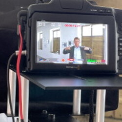 PETER ANGERER_GEHEN & BLEIBEN_Filmdreh. Foto: KULTUM/Hopper