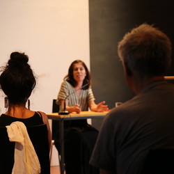 Literatur.Gegenüber, WIR WACHEN IN FREMDEN AUGEN, 20210609. Foto: KULTUM