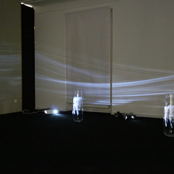 NINAVALE. Ausstellungsaufbau. 'Paradise is temporarily closed. God' KULTUM Graz, 24. Oktober 2020 bis 12. Dezember 2020. Foto: KULTUM/Andrea Hopper