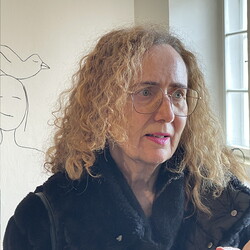 Eröffnung der Ausstellung: 'SISTERS OF THE LABYRINTH' von Renate Kordon und Tamara Friebel, KULTUM Graz, 2. März 2024. Foto: KULTUM/Johannes Rauchenberger
